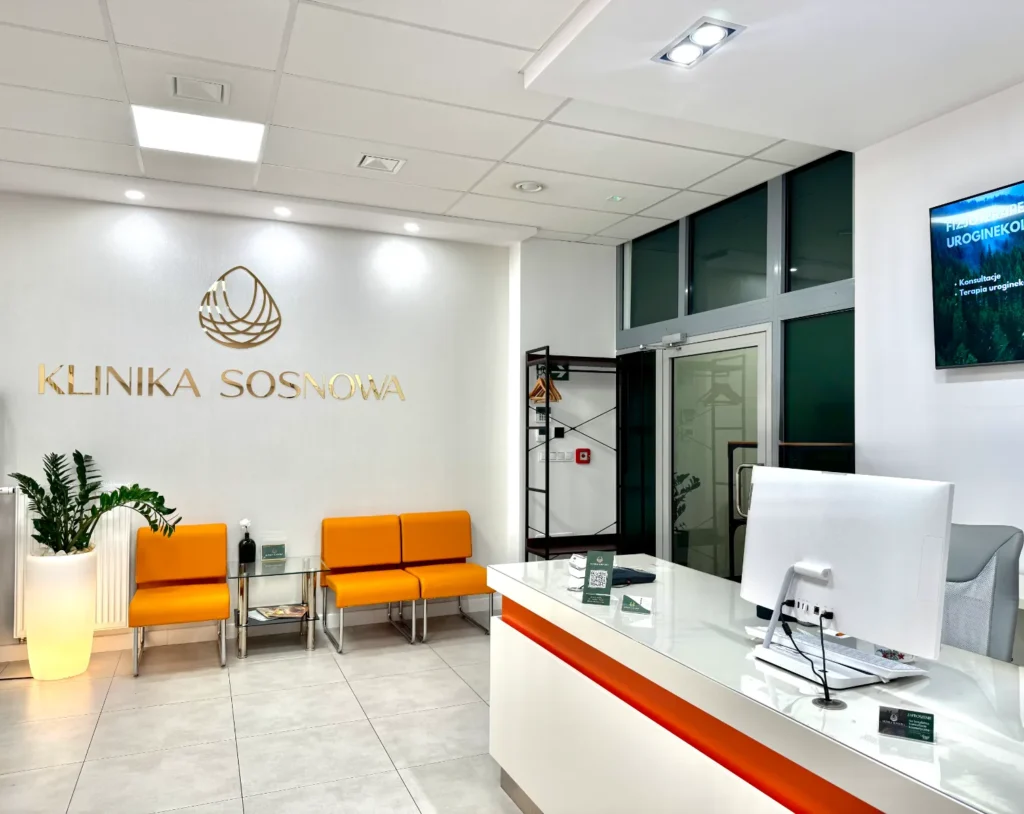 Centrum rehabilitacji i fizjoterapii Warszawa recepcja Klinika Sosnowa